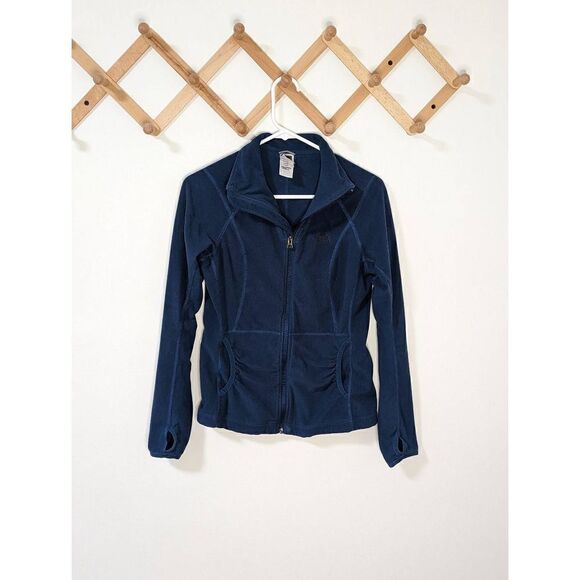 The North Face Women's Fleece Zip-up Jacket Blue TKA100 - Size Small - Picture 1 of 7